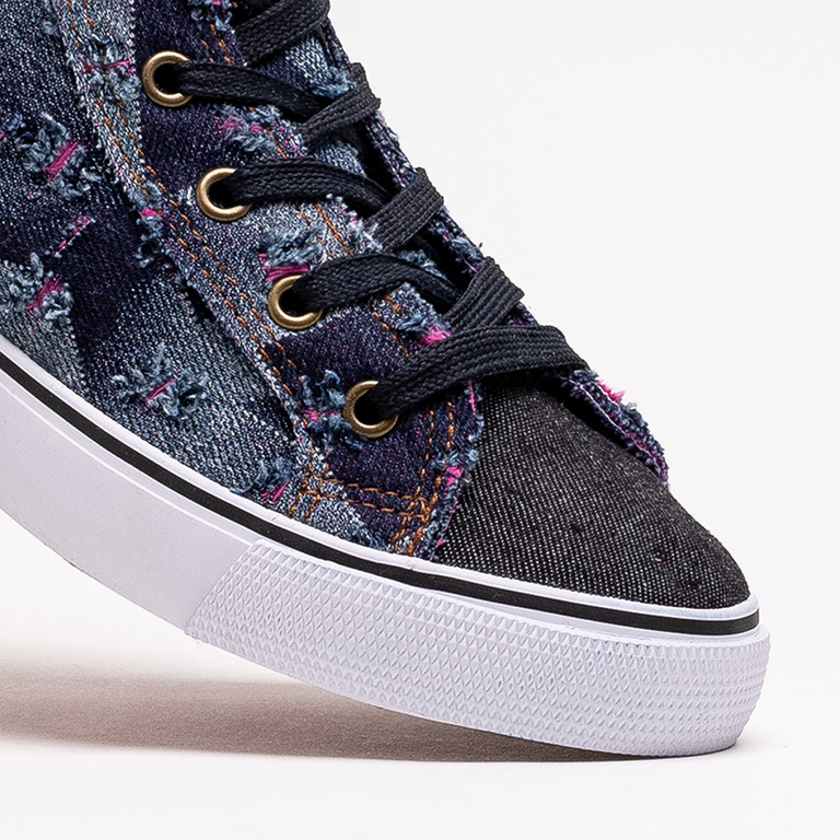 Sötétkék női szövet tornacipő Denario - Lábbeli