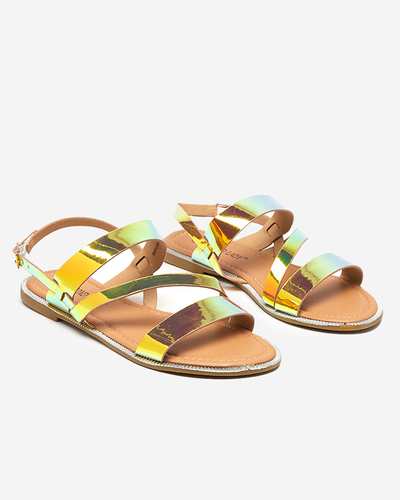 Arany női holografikus szandál Ajazz- Footwear