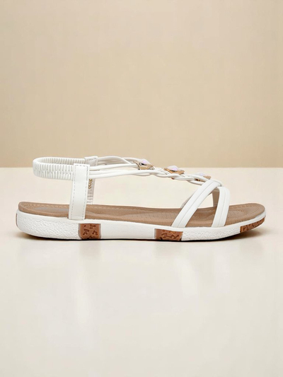 Royalfashion díszített női szandálok Menmi