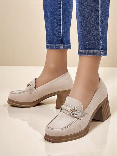 Royalfashion női blokk-sarkú mokaszinok Apareus