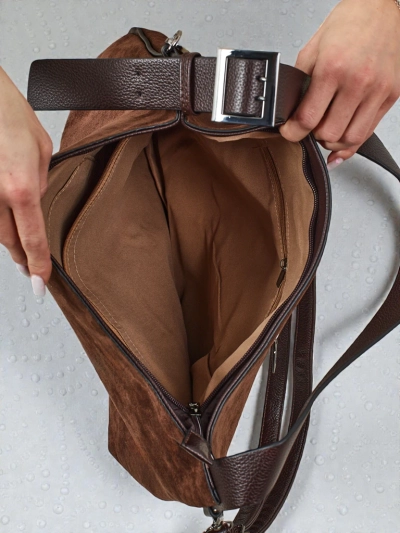 Donenn női shopper táska öko-velúrból