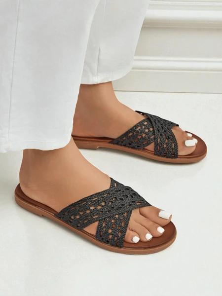 Royalfashion női lapos talpú papucs Ella Brooke