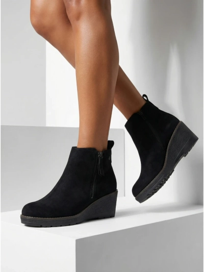 Zarrico női bokacsizma éktalpon