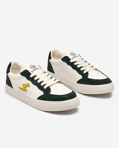 OUTLET Női fehér-zöld sportcipő Rozzuci- Footwear