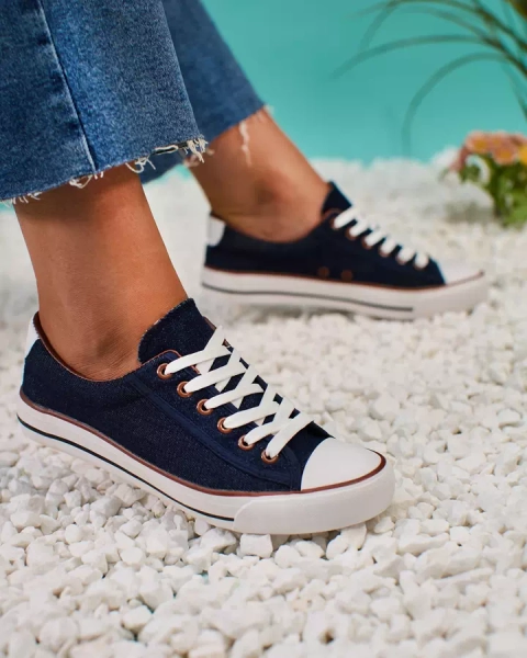 Royalfashion Navy Blue Női Gumpy Sneakers