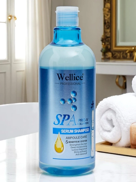 Professzionális kollagénes hajsampon – Intenzív hidratálás és hajsimítás 5 az 1-ben