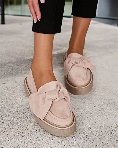 Royalfashion Női félcipő masnival Eriz