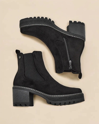 Royalfashion Eco-suede női bokacsizma Segori