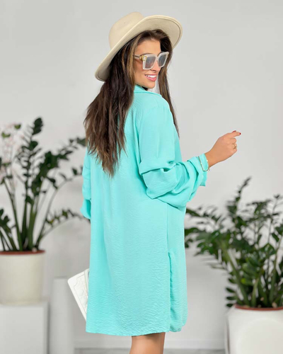Royalfashion Női oversize ruha fodros ujjakkal