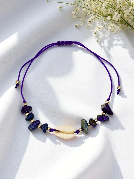 Női karkötő kagylóval Seaside Charm