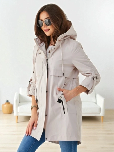 Royalfashion Női hosszú szélálló dzseki