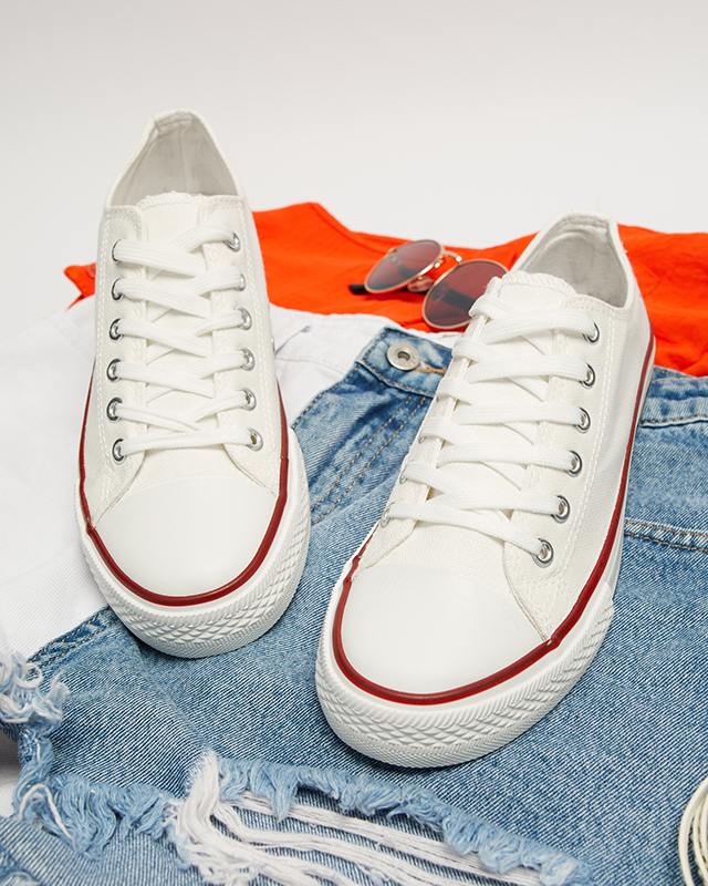 Női fehér és zöld Noenoes tornacipő - Lábbeli