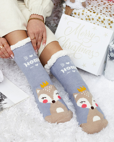 Royalfashion Női téli zokni karácsonyi mintával