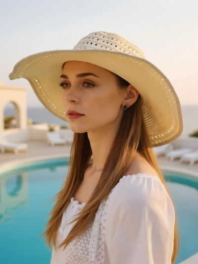 Royalfashion Női Solvella Szalmakalap