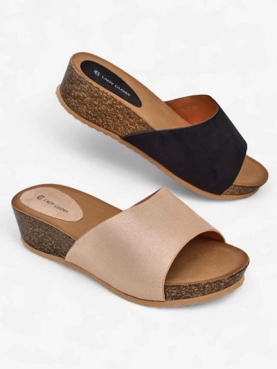 Royalfashion Női szandál alacsony wedge-kel Maderas