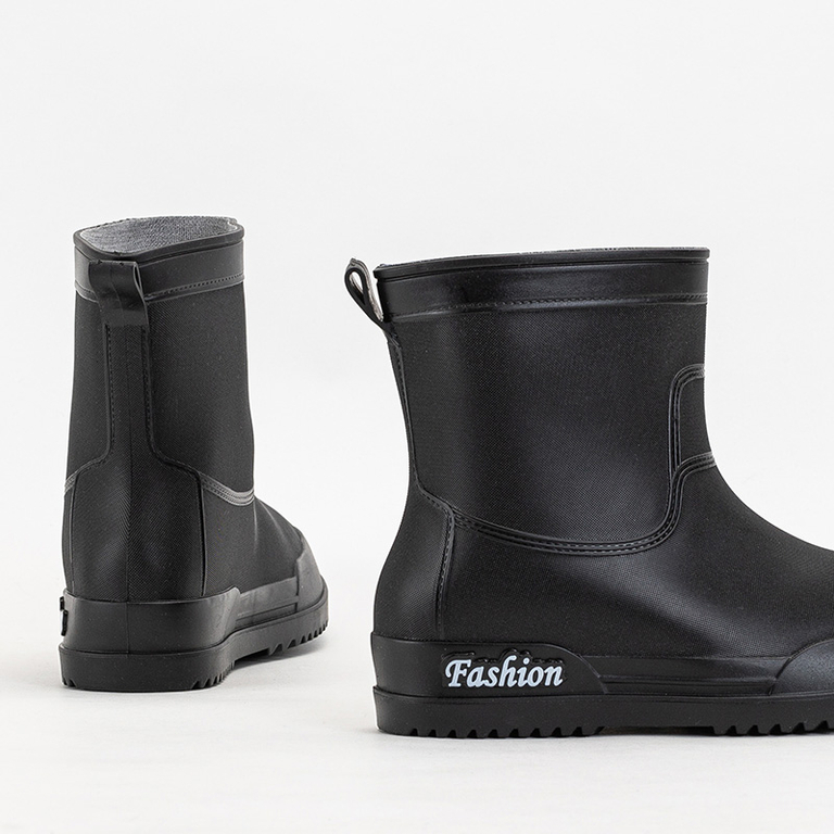 Matt fekete női esőcsizma Aqapi - Lábbeli
