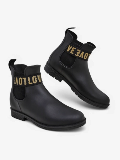 Royalfashion Női matt esőcsizma Love Love felirattal