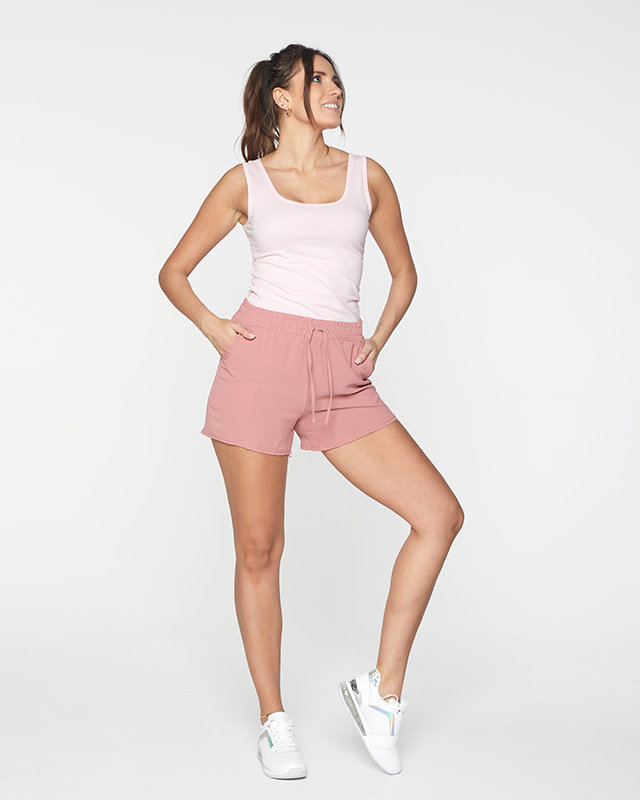 Női sima korall felső - Ruházat