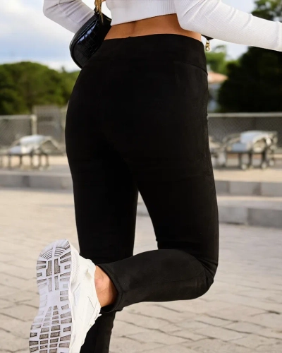 Royalfashion Női leggings a'la suede
