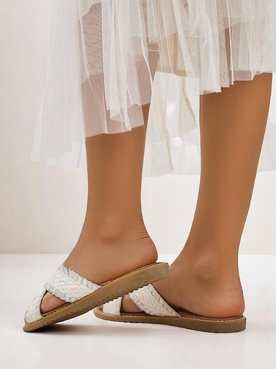 Royalfashion Női szandál fonott pántokkal Bornes
