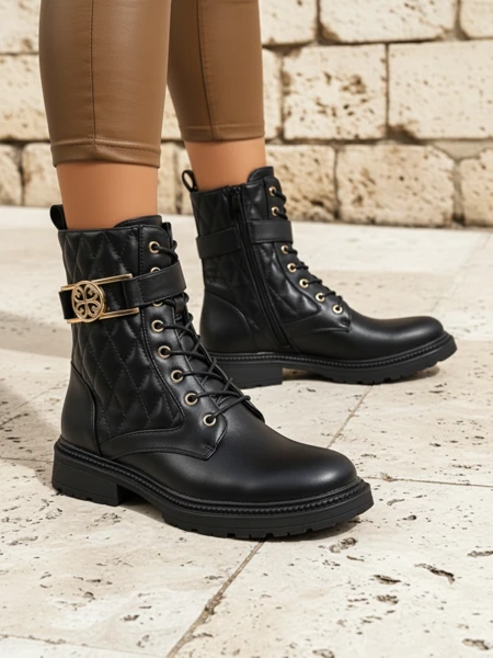 Steppelt női bokacsizma ökológiai bőrből Sable Rose