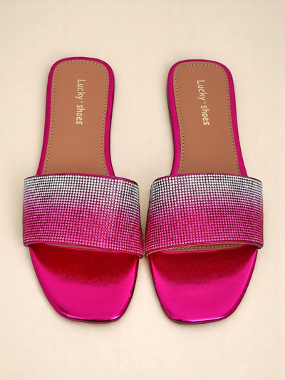 Royalfashion női cirkóniás papucs ShinyGlow