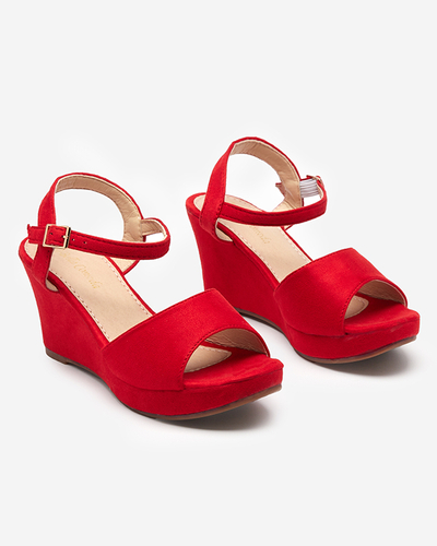 OUTLET Piros női szandál a éken Nalem - Footwear