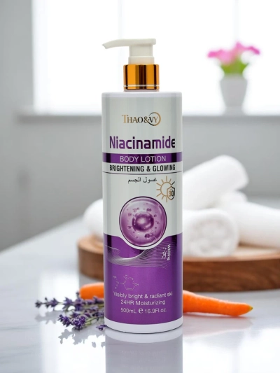Hidratáló és ragyogást adó testbalzsam niacinamiddal GlowNiacin