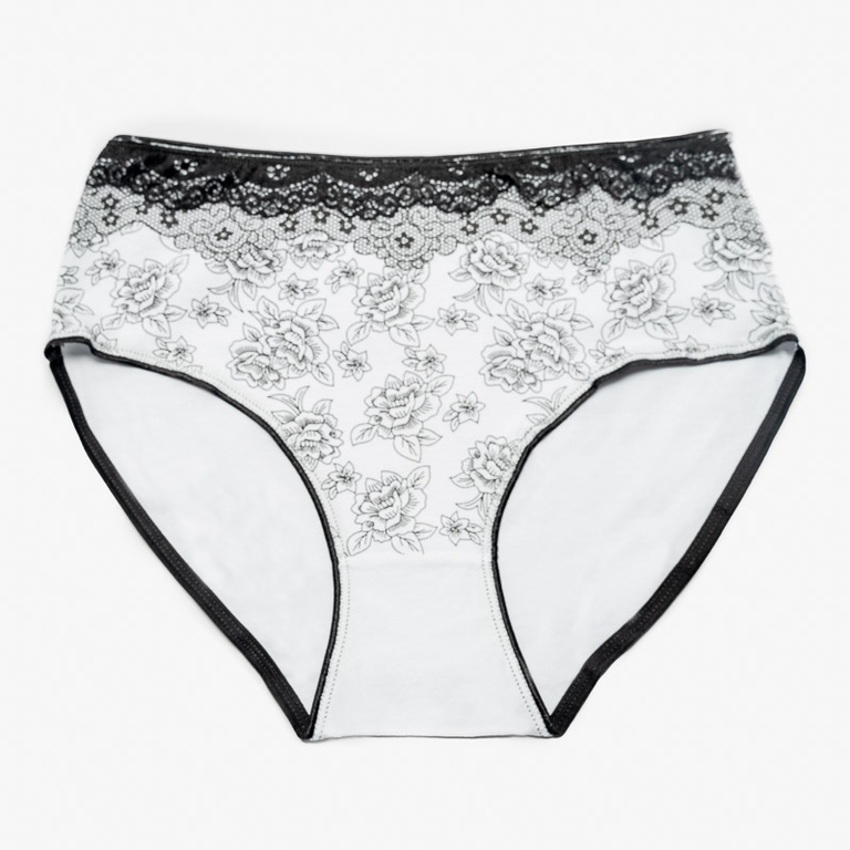 Női fehér rózsa alsónadrág - Fehérnemű