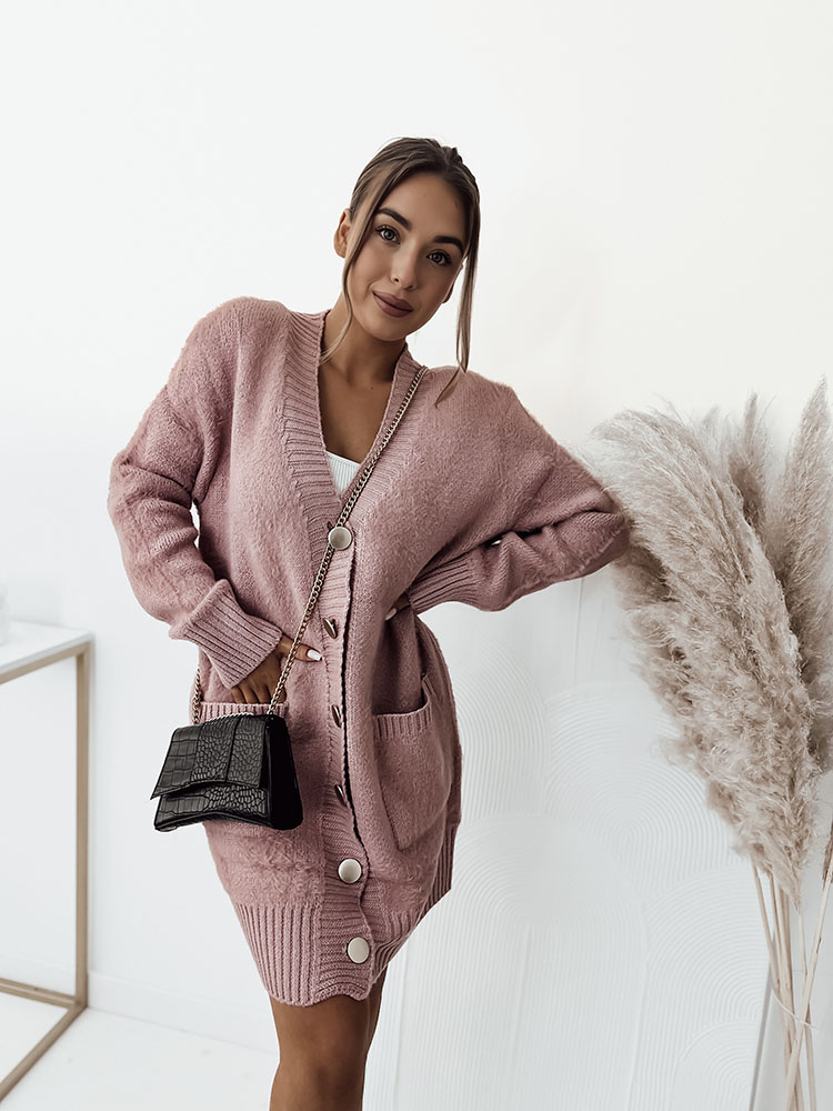 Royalfashion rózsaszín női ágyneműs pulóver