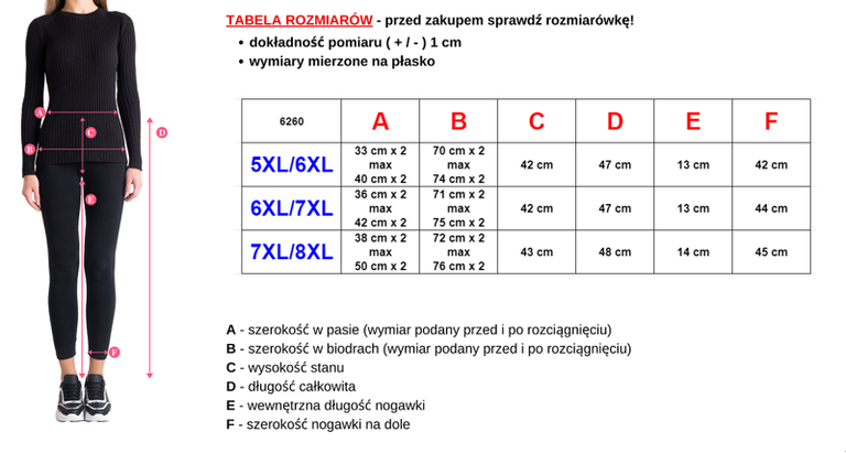 Női fekete nadrág fukszavirággal - Ruházat