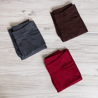 Női szürke treggings - ruházat