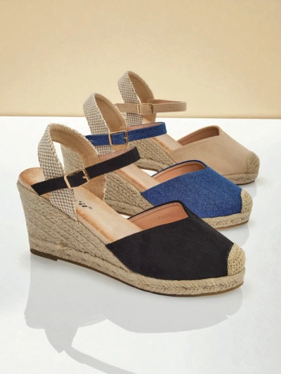 Royalfashion Női éktalpú szandálok Solara Espadrille