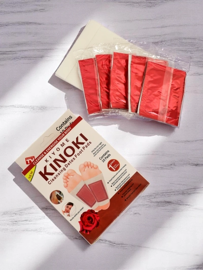 Detox Láb Párnák DETOX KINOKI 10 db Rózsaszín