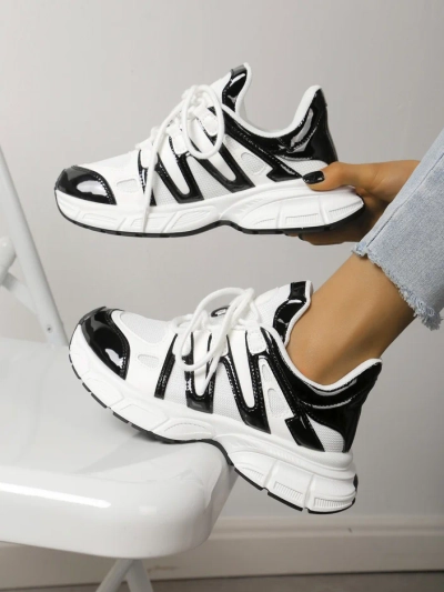 Royalfashion Női sportos sneakers vastag talpon Loness