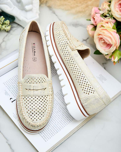 Royalfashion Openwork női mokaszin Leteller