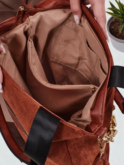 Női shopper táska öko velúr Twilight Life