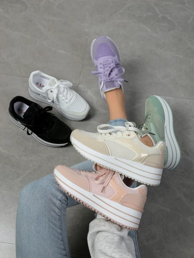 Royalfashion női sportcipők platformon Revided