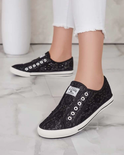 Royalfashion női Imilla brokátos tornacipő