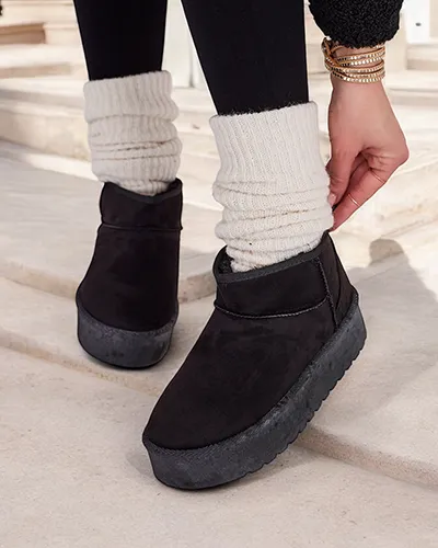 Royalfashion Rövid női hó csizma Komano