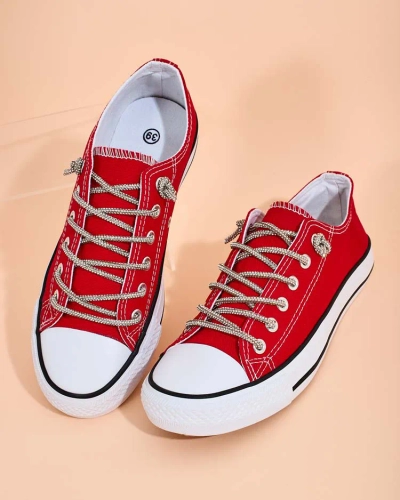 Royalfashion Női tornacipő díszes fűzővel Timi