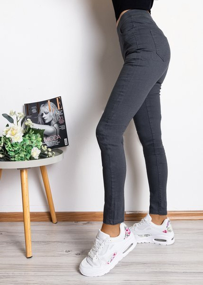 Női szürke treggings - ruházat