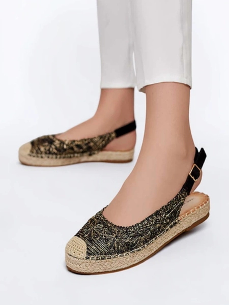 Royalfashion Női espadrilles díszes hímzéssel
