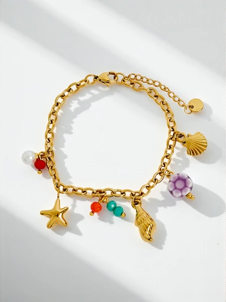 Solaria Lunae Aurelia nyaklánc – nap és hold charmokkal