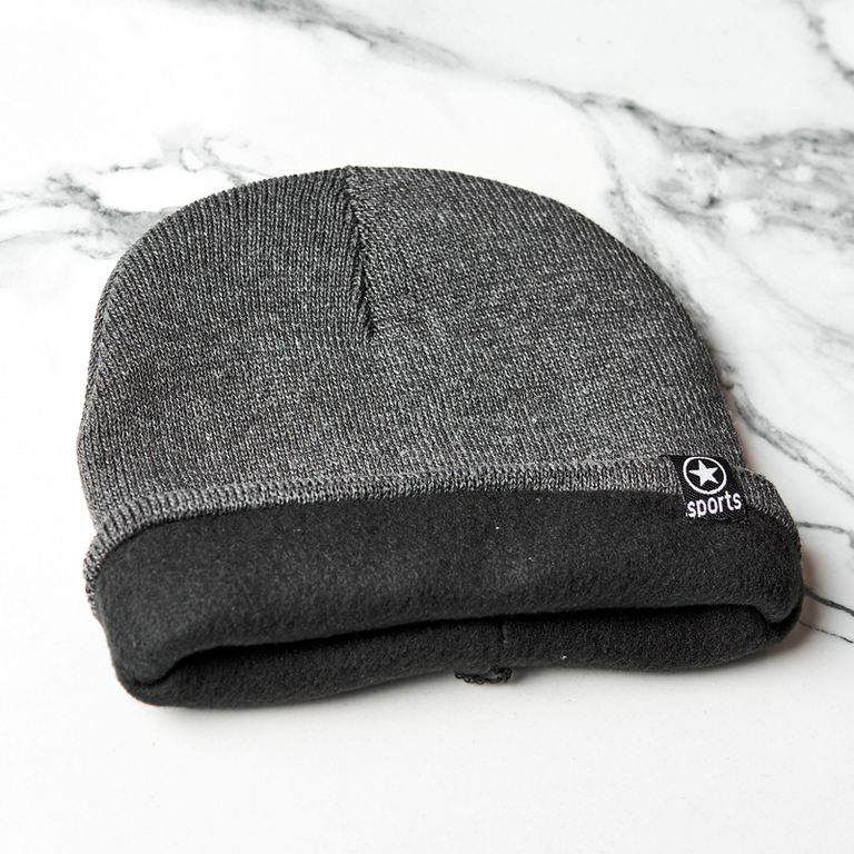 Férfi sötétszürke párnázott kalap - Kiegészítők