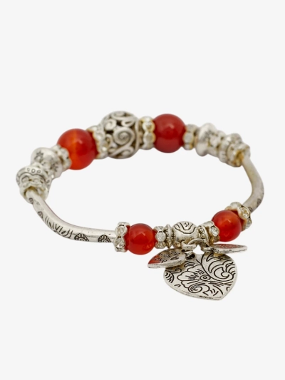 Női karkötő szívecskékkel Heart Glitz