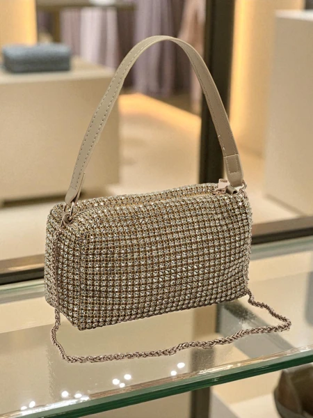 Luniva női borítéktáska cirkóniákkal