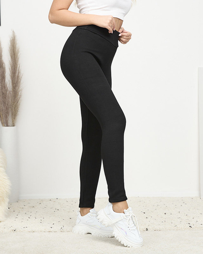 Warmed fekete női leggings- Ruházat