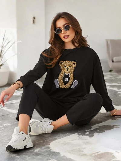 Royalfashion Női viszkóz szett medvével