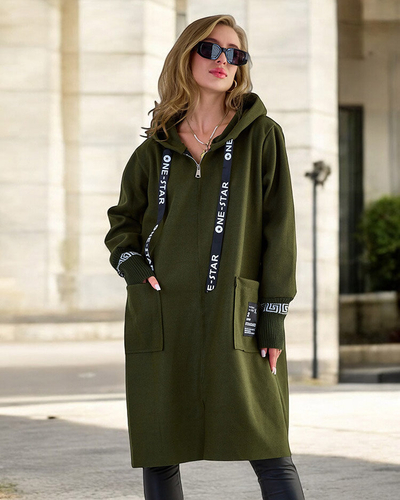 Royalfashion Női kabát a'la kabát térdig érő